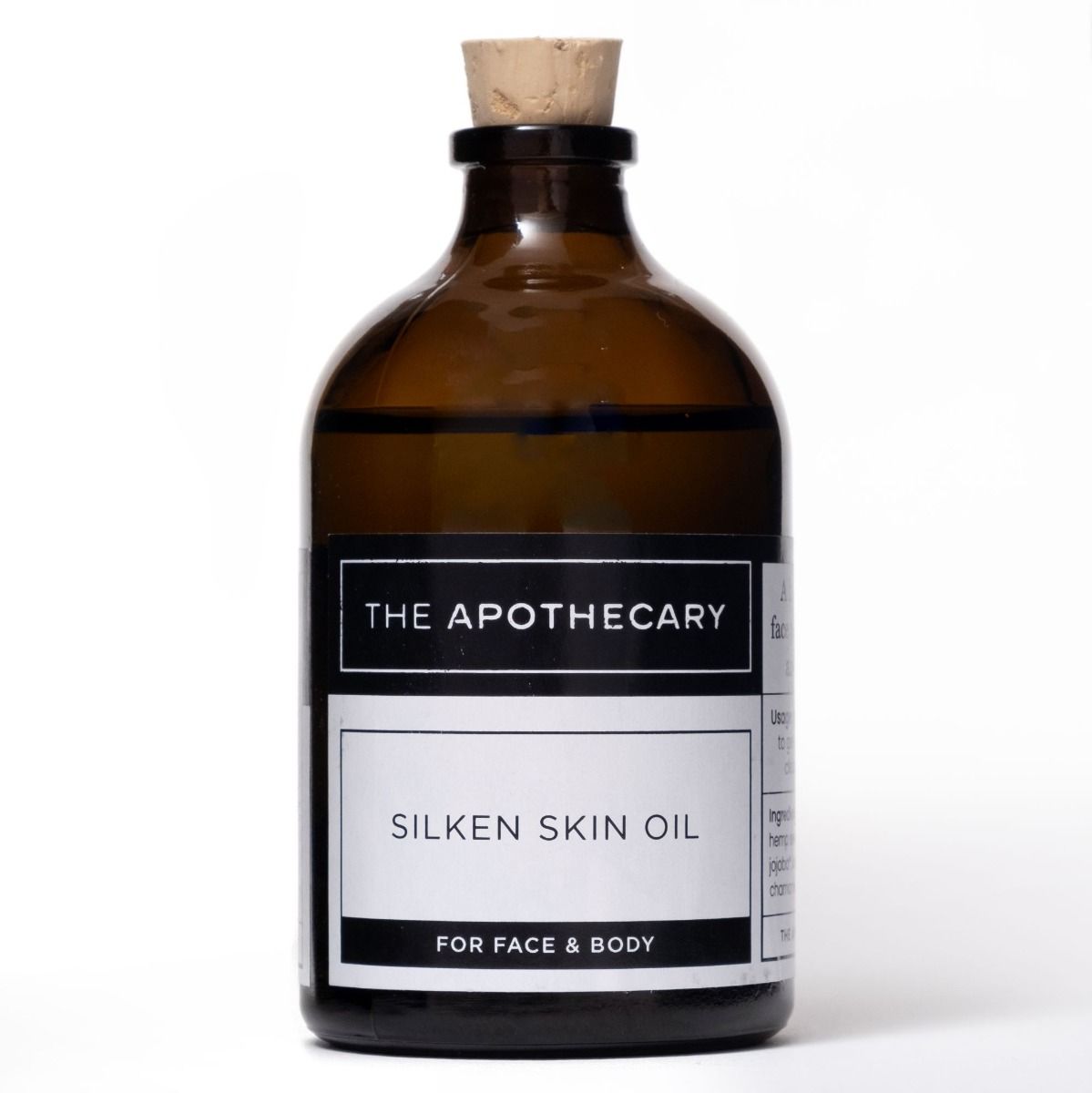 Consumption　Silken　Apothecary　Oil　Conscious　The　Skin